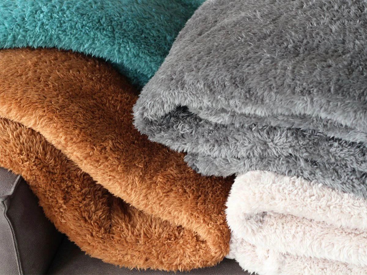 Merkloos PHLOX Teddy 130 X 170 Cm Plaid - Groen Blauw 6 Merkloos PHLOX Teddy 130 X 170 Cm Plaid - Groen Blauw - Afbeelding 6