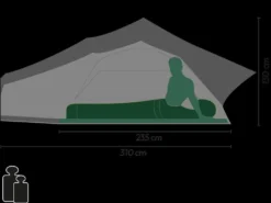 Groenberg Villmark 160 3-persoons Daktent -Merkloos Winkel 0923c26aade299ee