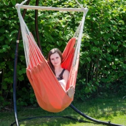 AMANKA 185 X 130 XXL Hangstoel - Orange -Merkloos Winkel 09ccfefcdb4e1ada