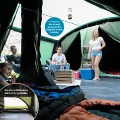 Skandika Montana 10 Sleeper Protect Tunneltent -Merkloos Winkel 0b7772a065d35051
