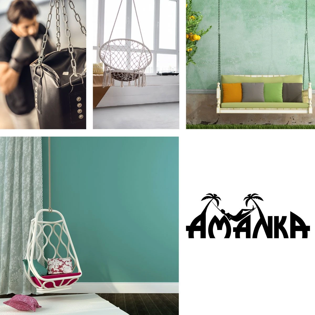 AMANKA 230 Kg Hangstoel Bevestiging 2 AMANKA 230 Kg Hangstoel Bevestiging - Afbeelding 2