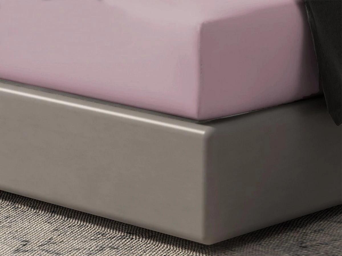 DoubleDry Home 90 X 200 Cm Hoeslaken - Lila 2 DoubleDry Home 90 X 200 Cm Hoeslaken - Lila - Afbeelding 2