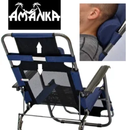 AMANKA 155 X 60 Verstelbare Relaxstoel - Black -Merkloos Winkel 1406b28bfb5884e2