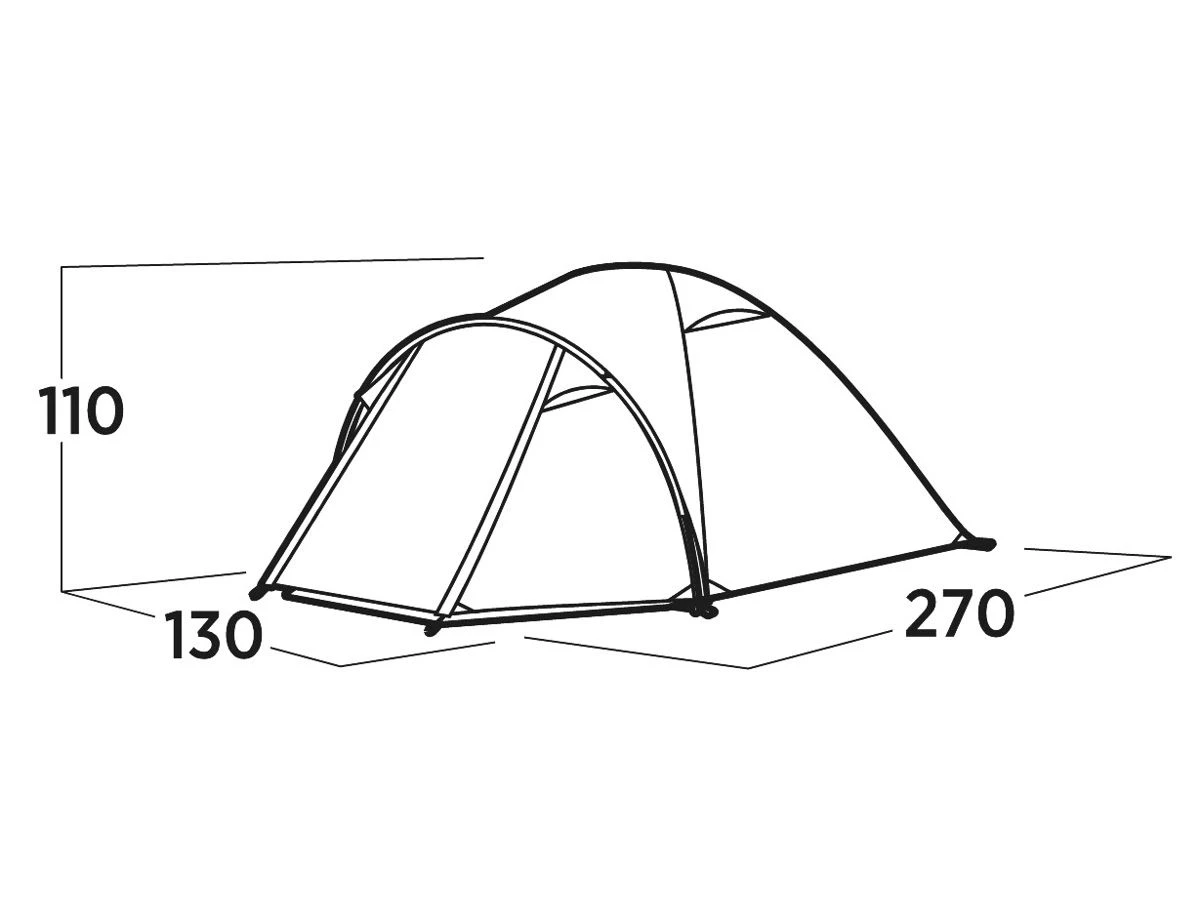 Easy Camp Setesdal 2 Koepeltent 3 Easy Camp Setesdal 2 Koepeltent - Afbeelding 3