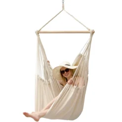 AMANKA 185 X 130 XXL Hangstoel - Ivory -Merkloos Winkel 1cd1bd4b8319e10b