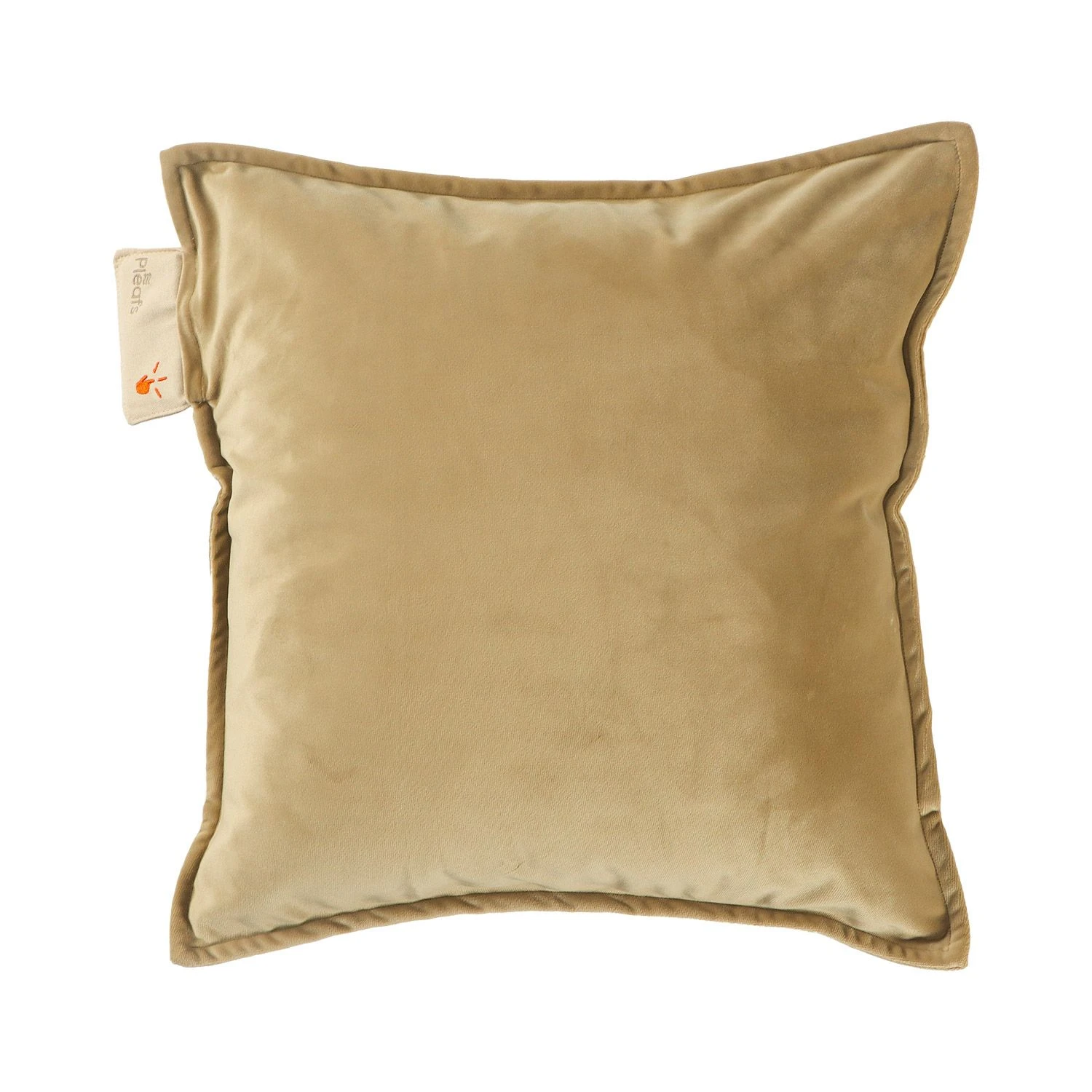 Pleafs Warmtekussen Plush 45x45cm - Crewel Tan 1 Pleafs Warmtekussen Plush 45x45cm - Crewel Tan