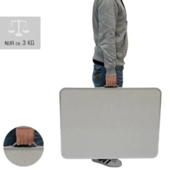 AMANKA 80x60 Lichtgewicht Aluminium Kampeertafel -Merkloos Winkel 263b0a9e1751420f