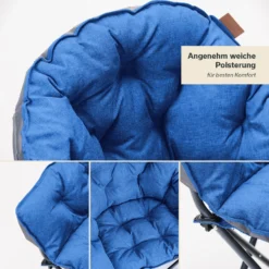 Skandika Moonchair Premium XL Vouwstoel - Blue 9 Skandika Moonchair Premium XL Vouwstoel - Blue -Merkloos Winkel 2752a8a02f07e936