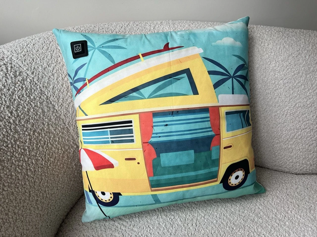 Merkloos Warmpi Warmtekussen - Happy Camper 2 Merkloos Warmpi Warmtekussen - Happy Camper - Afbeelding 2