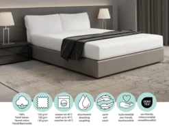 DoubleDry Flanel 180x200 Cm Hoeslaken - Wit 9 DoubleDry Flanel 180x200 Cm Hoeslaken - Wit -Merkloos Winkel 378652470db05a58