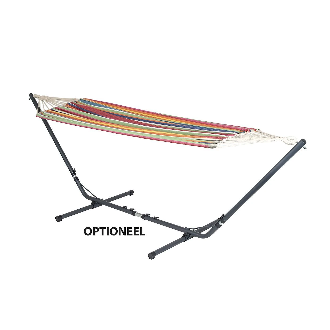 Bo-Camp Rumba Hangmat - Rainbow 2 Bo-Camp Rumba Hangmat - Rainbow - Afbeelding 2