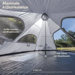 Skandika Hetta 460 Protect Tent - Grey -Merkloos Winkel 3c8bdf49a987f03e