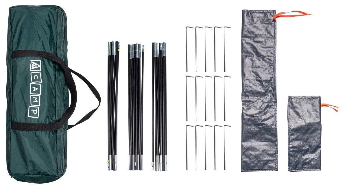 ACAMP RYAN 4-persoons Koepeltent - Green 2 ACAMP RYAN 4-persoons Koepeltent - Green - Afbeelding 2