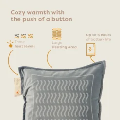 Pleafs Warmtekussen Plush 45x45cm - Black Coral -Merkloos Winkel 453ed99cd88ad91f