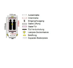 Tambu Kalo 3 Trekking Tent - Verduisterde Slaapcabine -Merkloos Winkel 4a3a99d9cf2214e1