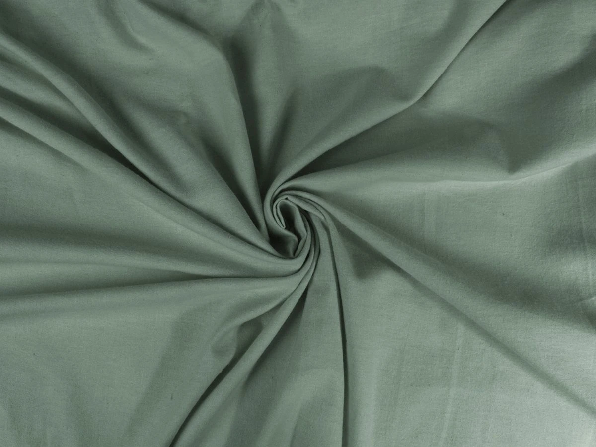 DoubleDry Flanel 90x200 Cm Hoeslaken - Oud Groen 3 DoubleDry Flanel 90x200 Cm Hoeslaken - Oud Groen - Afbeelding 3