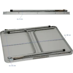 AMANKA 80x60 Lichtgewicht Aluminium Kampeertafel -Merkloos Winkel 4b7f98131f6159f8