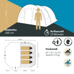 Skandika Kambo 4 Tunneltent -Merkloos Winkel 4e82a25e56978c3a