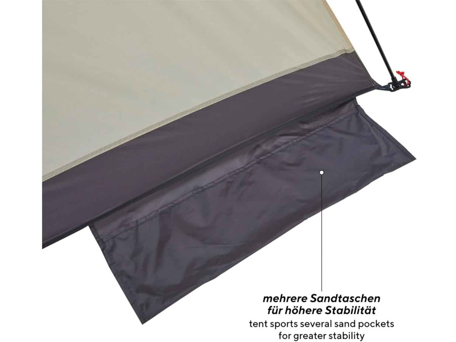 Uquip Buzzy Sand Strandtent 6 Uquip Buzzy Sand Strandtent - Afbeelding 6