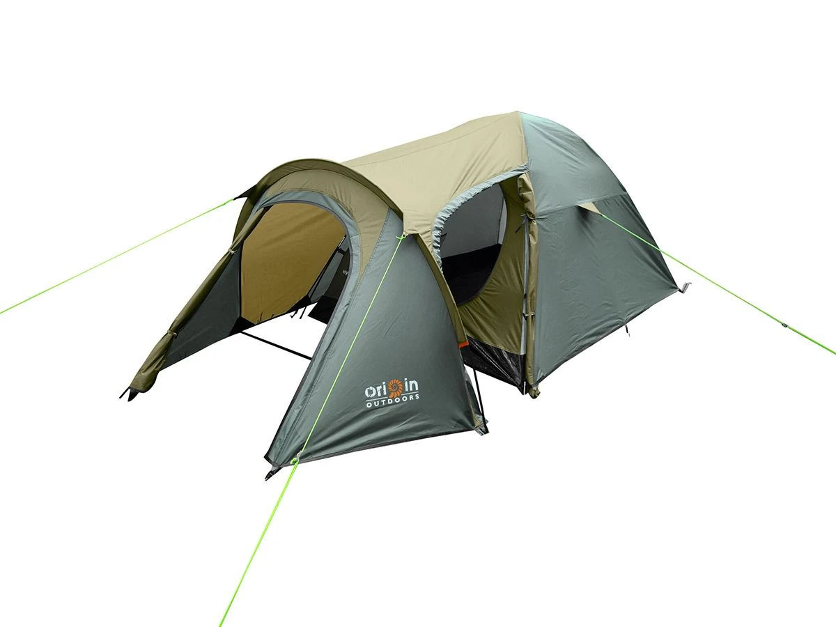 Origin Outdoors Hyggelig 2-persoons Tent - Grey 1 Origin Outdoors Hyggelig 2-persoons Tent - Grey