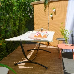 AMANKA 200 X 120 Hangmat Met Frame - White -Merkloos Winkel 56bfc2196403f65d