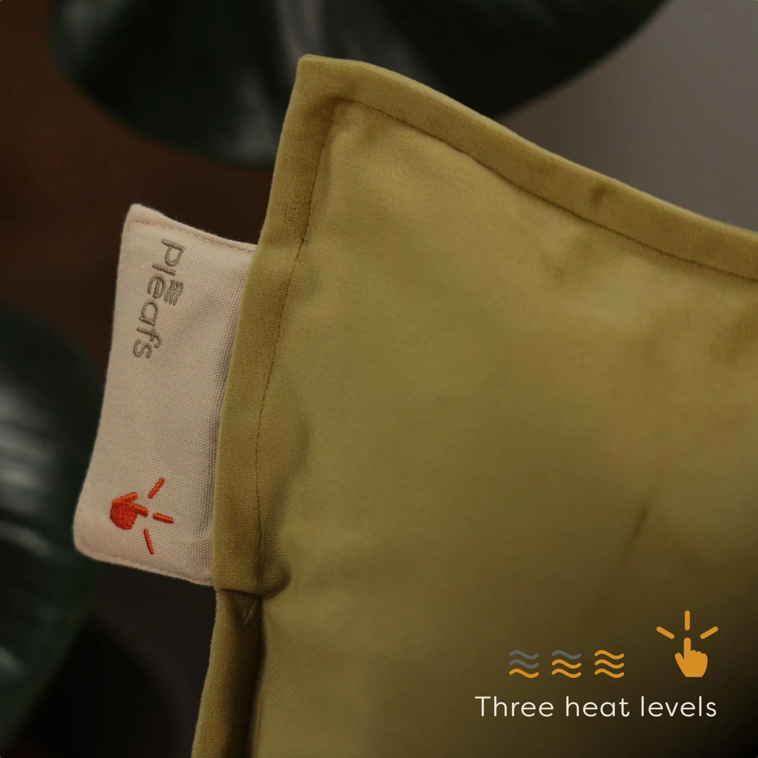 Pleafs Warmtekussen Plush 45x45cm - Barley Corn 5 Pleafs Warmtekussen Plush 45x45cm - Barley Corn - Afbeelding 5