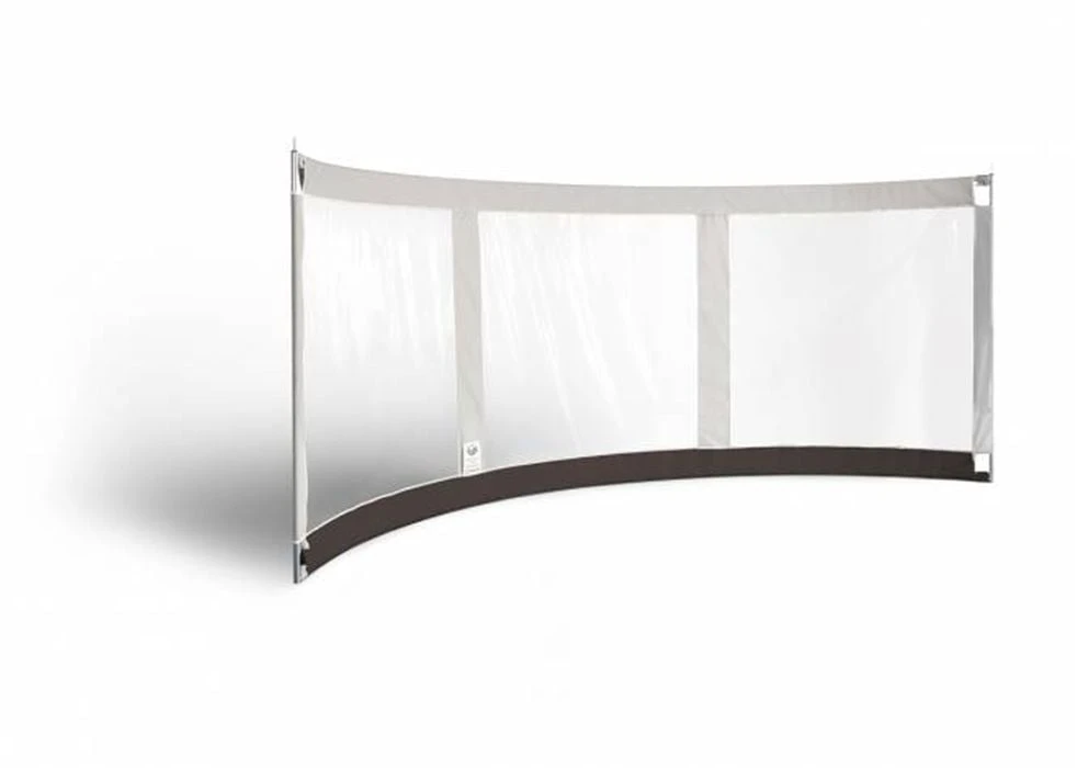 ESVO Gebogen Mistral 395 Met 3 Ramen Windscherm 1 ESVO Gebogen Mistral 395 Met 3 Ramen Windscherm