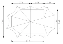 ESVO Piramidetent Enkeldaks Bedouin 280 Tent 8 ESVO Piramidetent Enkeldaks Bedouin 280 Tent -Merkloos Winkel 61c0625ab1df50.90557438