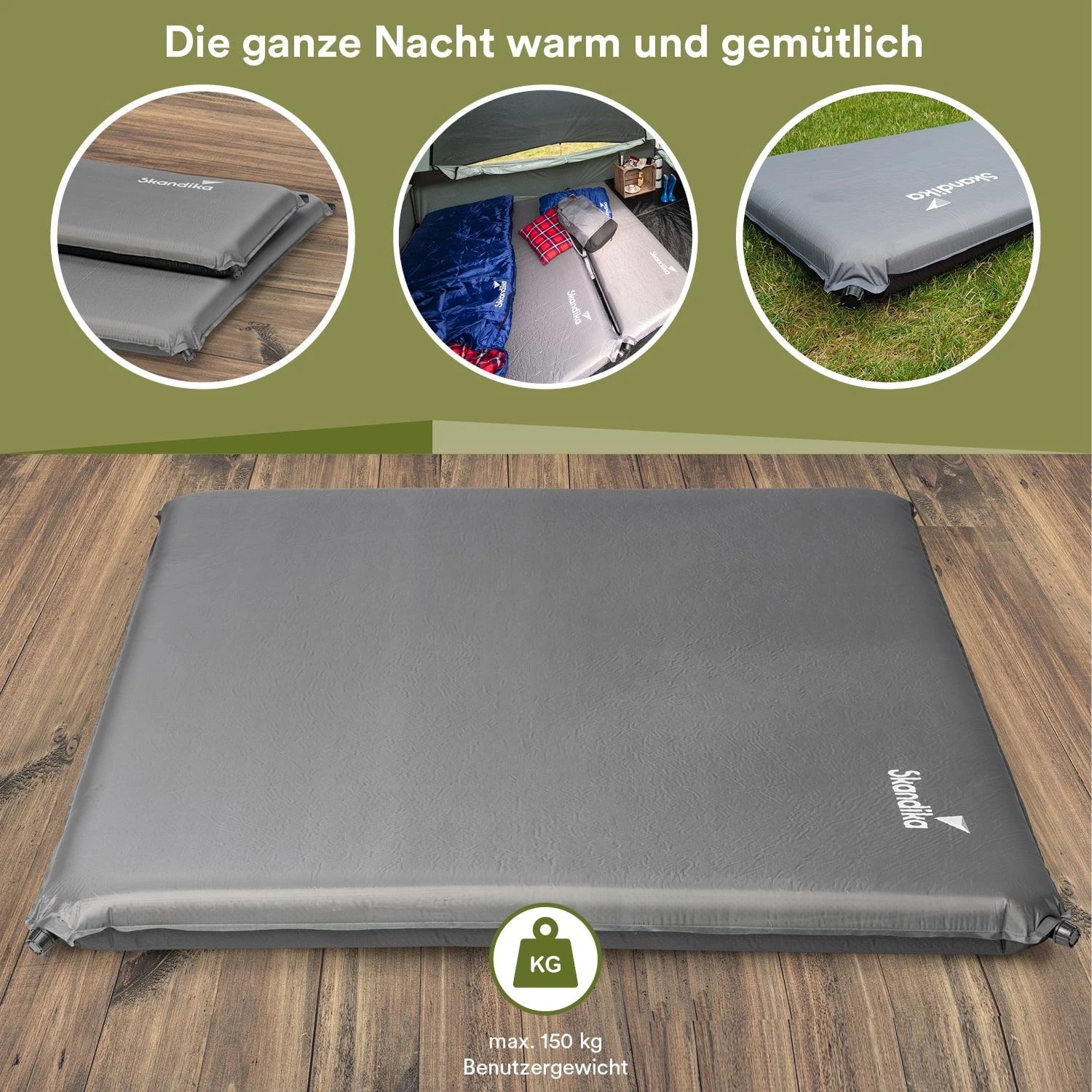 Skandika Easy Double Slaapmat 5 Skandika Easy Double Slaapmat - Afbeelding 5