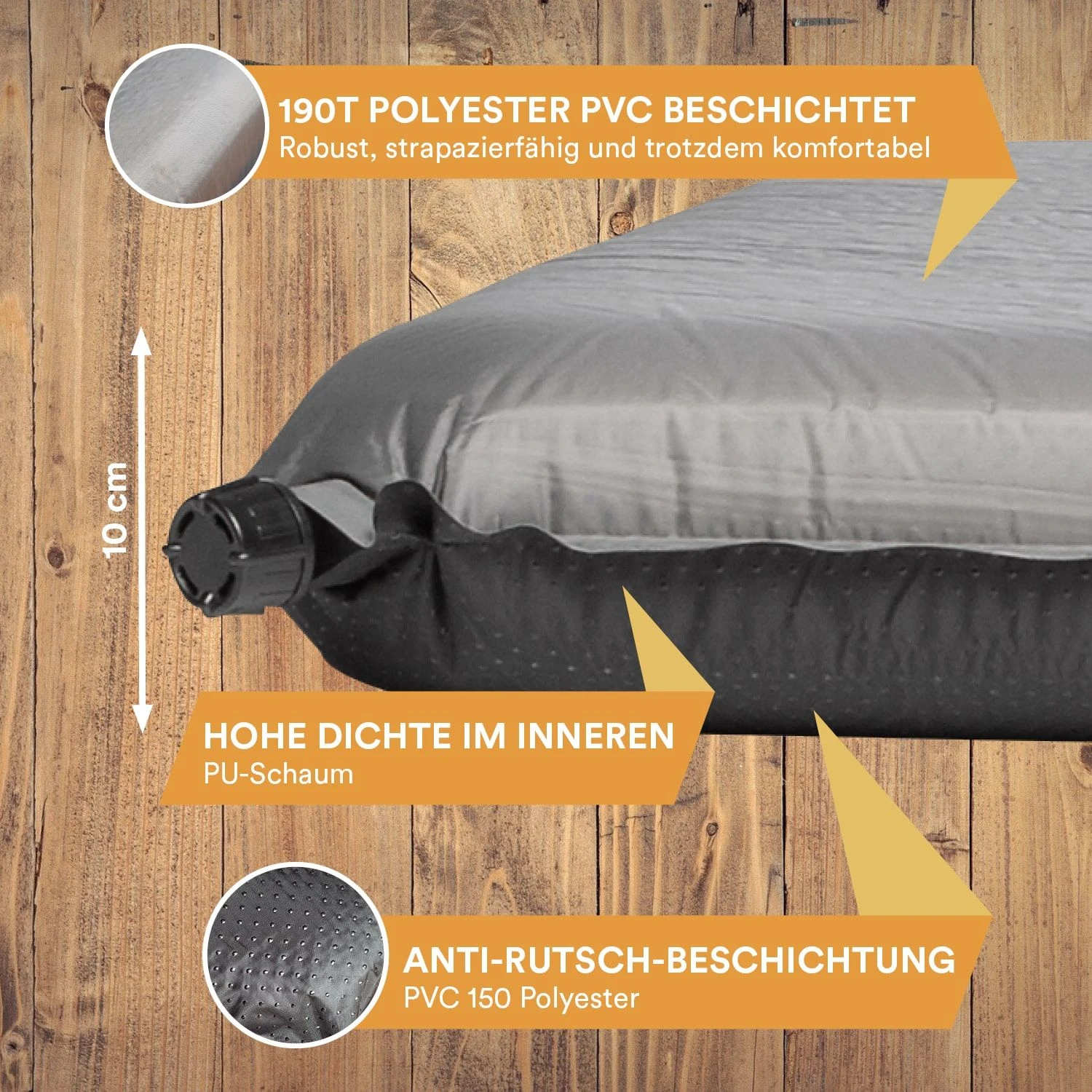 Skandika Easy Double Slaapmat 3 Skandika Easy Double Slaapmat - Afbeelding 3