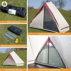 Skandika Comanche 8 Tipi Bell Tent -Merkloos Winkel 620f7551602614.61306932