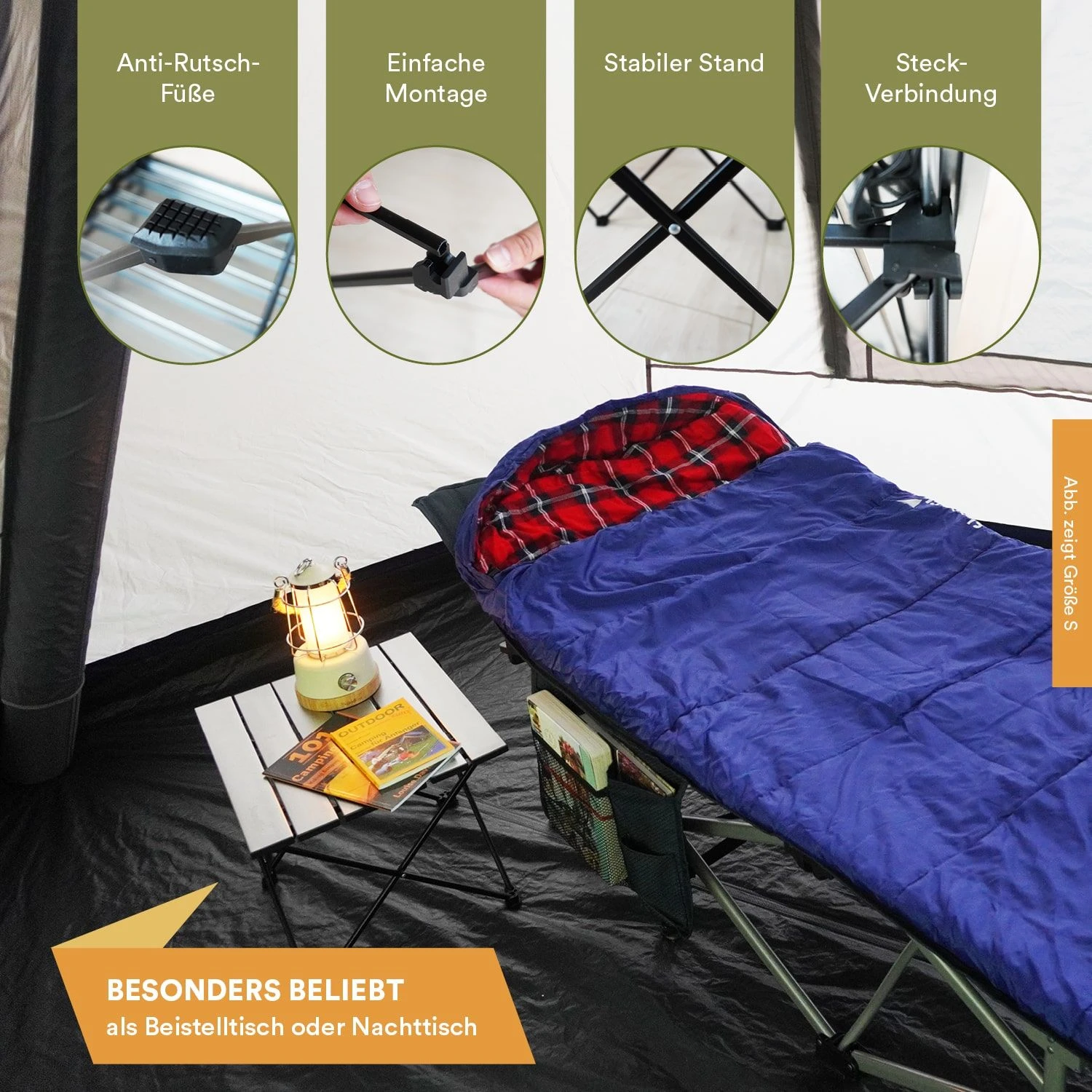 Skandika Ruka M Aluminium Campingtafel 4 Skandika Ruka M Aluminium Campingtafel - Afbeelding 4