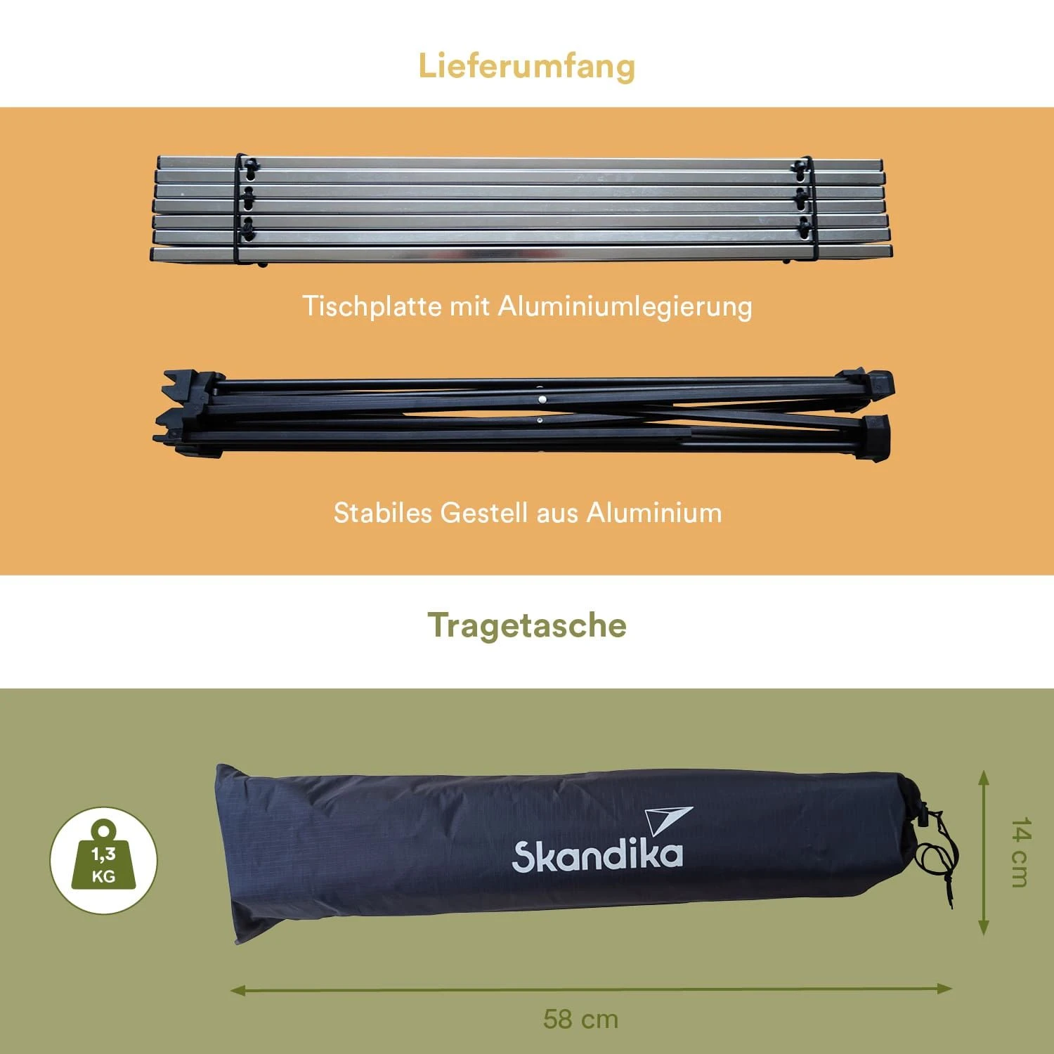 Skandika Ruka M Aluminium Campingtafel 6 Skandika Ruka M Aluminium Campingtafel - Afbeelding 6