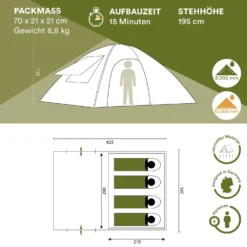 Skandika Vaasa 4 Tunneltent -Merkloos Winkel 62179e7bdd5141.87598224