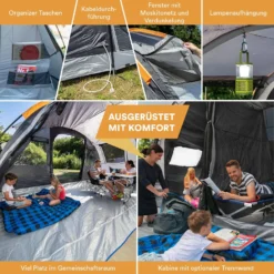 Skandika Gotland 6 Zwarte Tunneltent -Merkloos Winkel 62179e907ff638.87109819