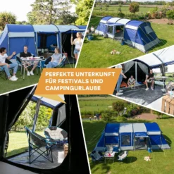 Skandika Montana 8 Sleeper Blauwe Tunneltent -Merkloos Winkel 621f3260de8e62.99128463