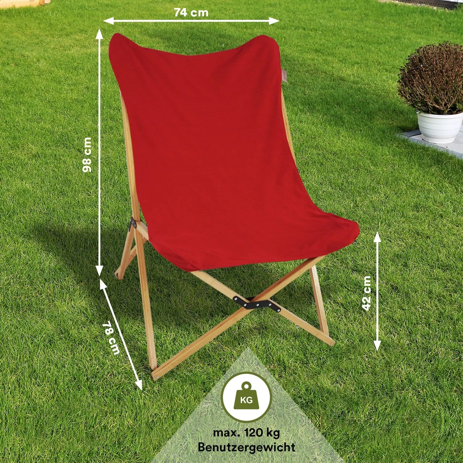 Skandika Tofte Vouwstoel 2 Skandika Tofte Vouwstoel - Afbeelding 2