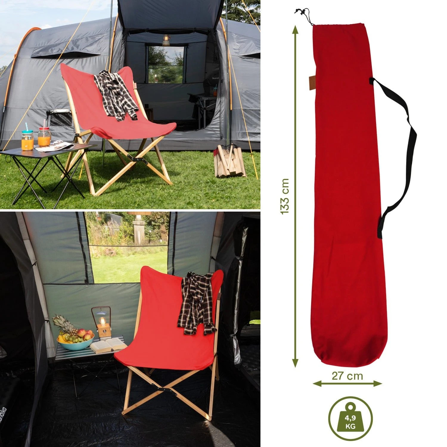 Skandika Tofte Vouwstoel 6 Skandika Tofte Vouwstoel - Afbeelding 6