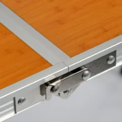 AMANKA 90x60 Bamboe Design Aluminium Kampeertafel -Merkloos Winkel 6229b7309c06e5.00758152