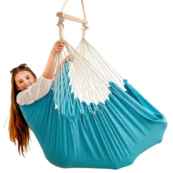 AMANKA 185 X 130 XXL Hangstoel - Blue -Merkloos Winkel 62334d2becd4a6.52969131