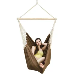 AMANKA 185 X 130 XXL Hangstoel - Dark Brown -Merkloos Winkel 6233545fb116e1.02677633