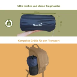 Skandika Elite Air Double Opblaasbare Slaapmat -Merkloos Winkel 623b7c5c276835.93108473