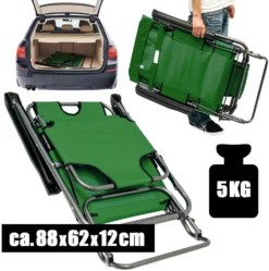 AMANKA 155 X 60 Verstelbare Relaxstoel - Green -Merkloos Winkel 623c87b6f338f4.28052927