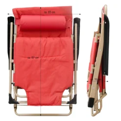 AMANKA 178 X 60 Verstelbare Relaxstoel - Red -Merkloos Winkel 6241955b580d12.06812223