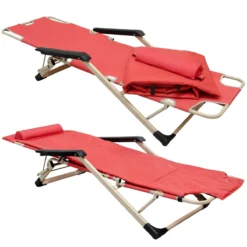 AMANKA 178 X 60 Verstelbare Relaxstoel - Red -Merkloos Winkel 6241955b66dff1.28807209