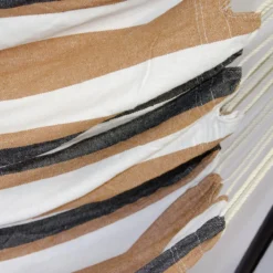 AMANKA 110 X 145 Gestreepte Zithangmat - Brown -Merkloos Winkel 6241956d4ab0f6.79450275