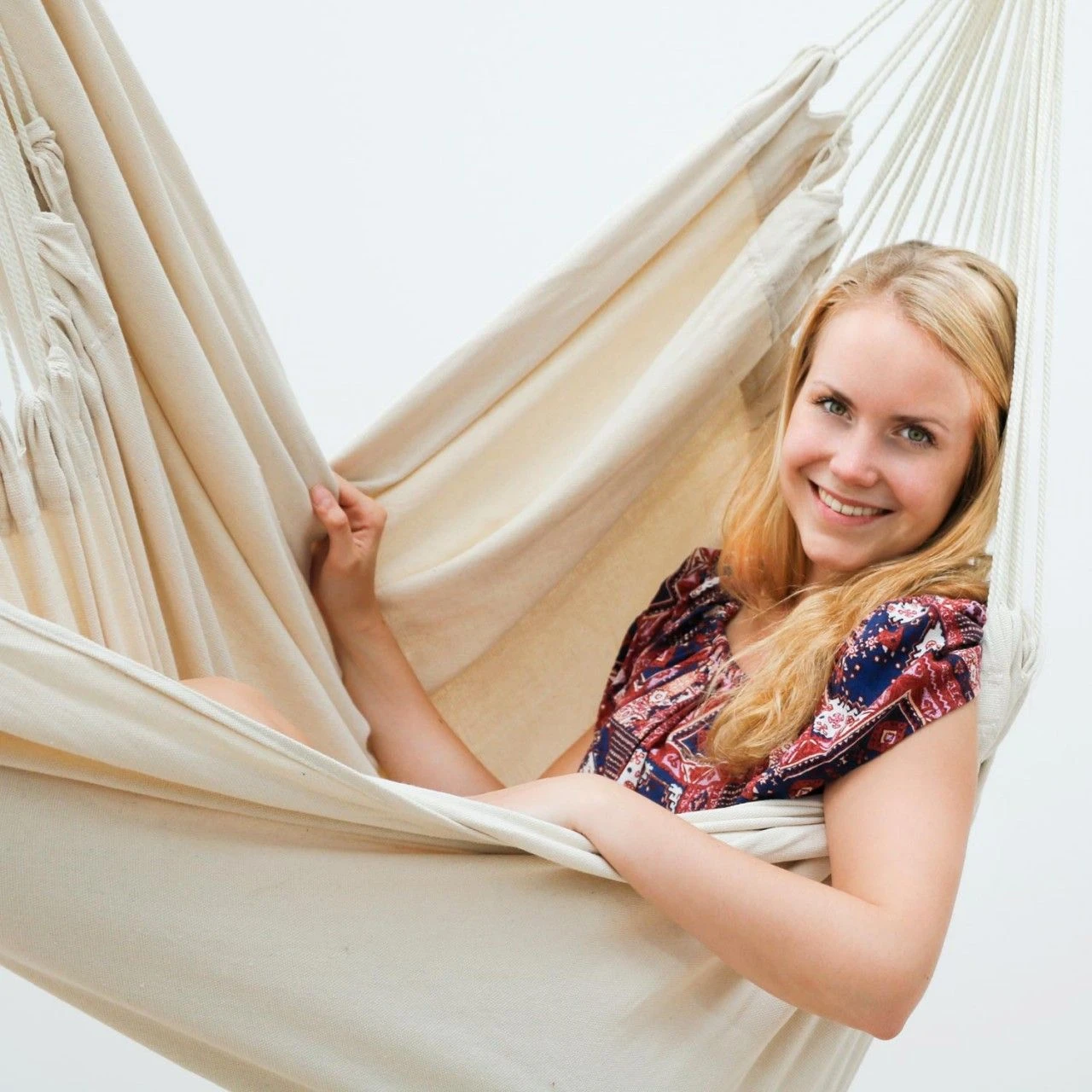 AMANKA 185 X 130 Veiligheids Hangstoel - Beige 6 AMANKA 185 X 130 Veiligheids Hangstoel - Beige - Afbeelding 6