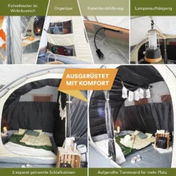 Skandika Gotland 6 Boho Tunneltent 8 Skandika Gotland 6 Boho Tunneltent -Merkloos Winkel 626fd5eddc4934.06496016