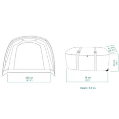 Merkloos Crua Tri Geisoleerde Tunneltent -Merkloos Winkel 6272a356bcfa26.74047559