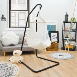 AMANKA Metalen Standaard Met Witte Babywieg -Merkloos Winkel 627cfdf7cc8e12.06848800